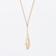 Sara Patino Iris Double Sided Floating Pendant Necklace