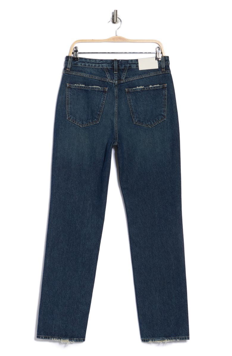 Closed Ridge-X Barrel Leg Jeans, Alternate, color, Dark Blue