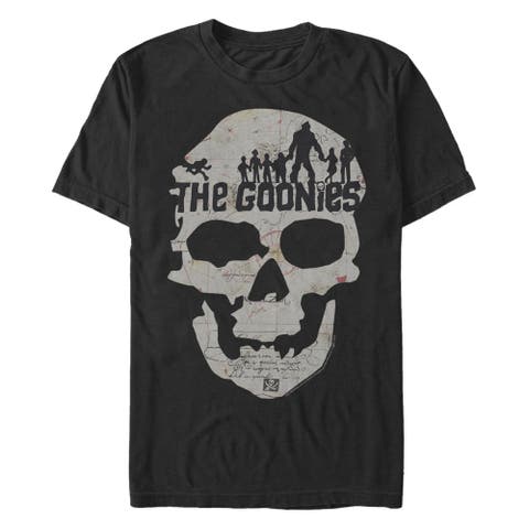Men's The Goonies Skull Map Logo  Graphic T-Shirt