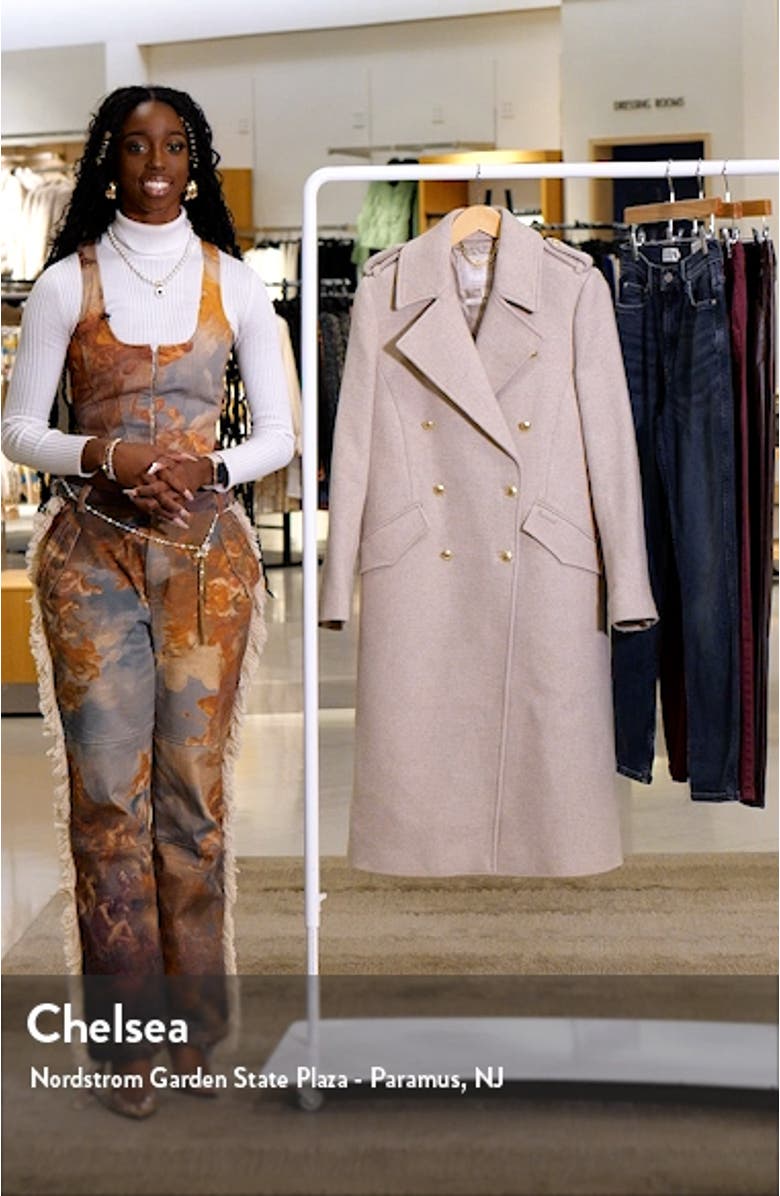 Inverraray Wool Blend Trench Coat, sales video thumbnail