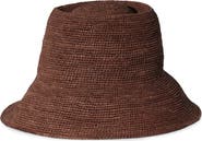 Janessa Leoné Felix Crochet Raffia Bucket Hat