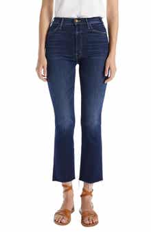 The Hustler Fray Ankle Bootcut Jeans