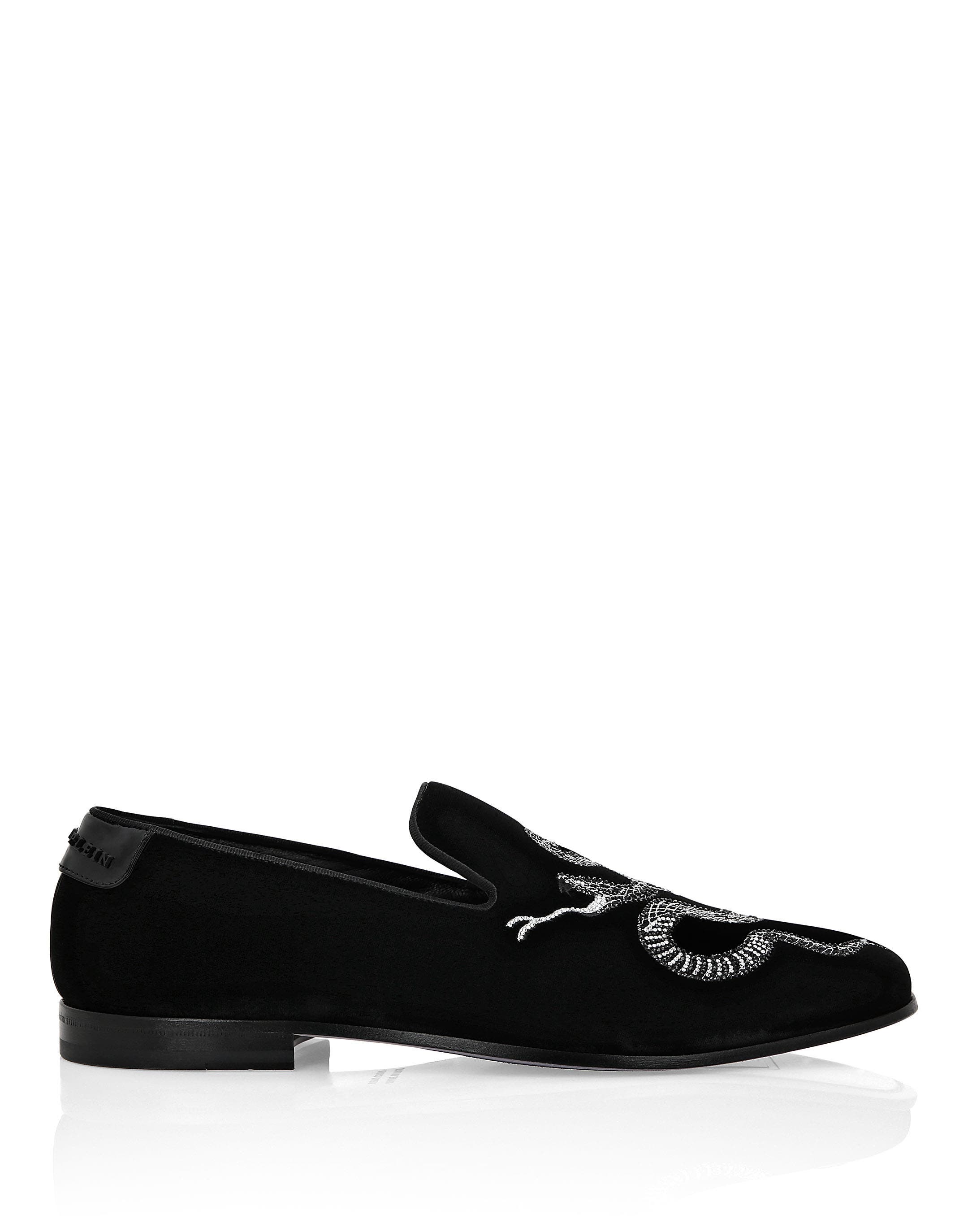 Loafers Snake Men, Alternate, color, black