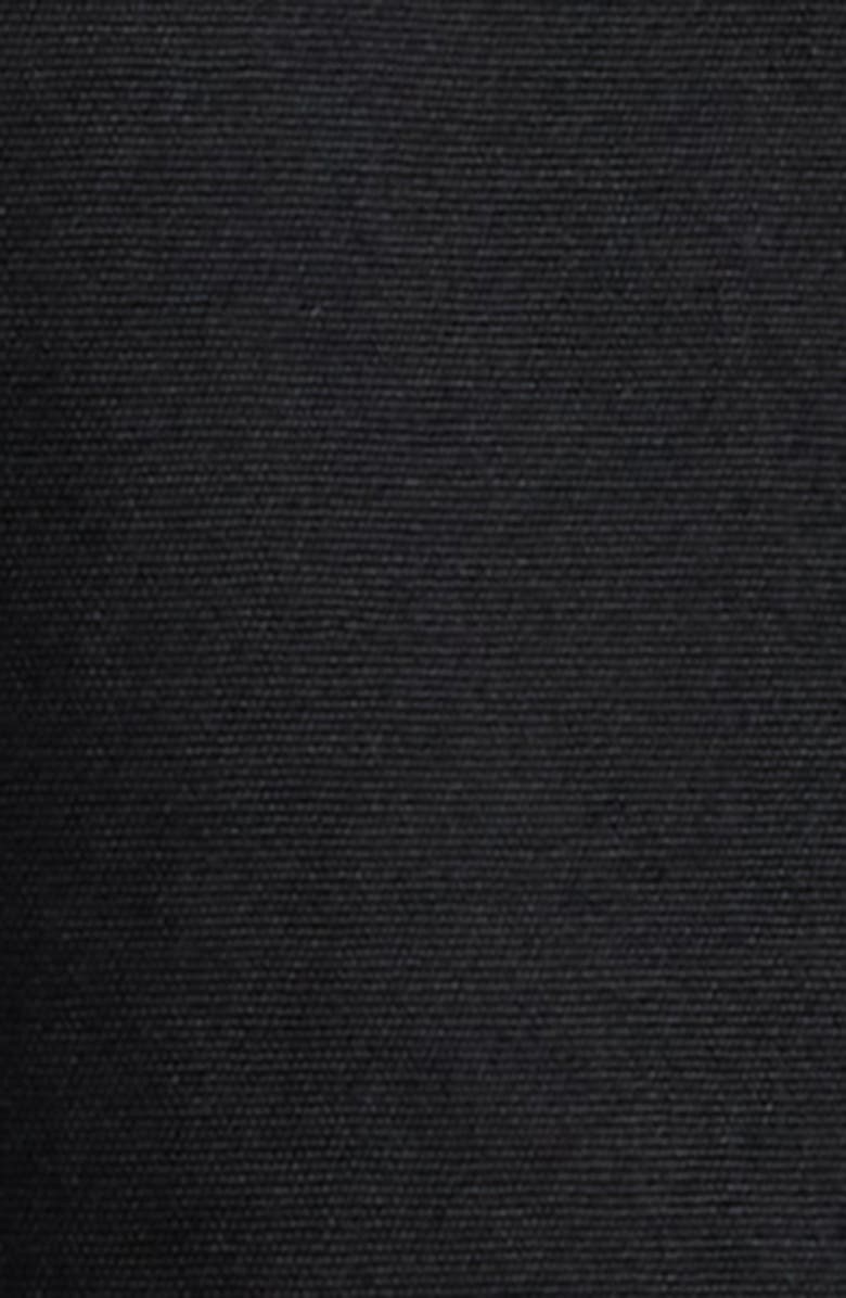 SPANX<sup>®</sup> Oversize Short Sleeve Cotton Button-Up Shirt, Alternate, color, Classic Black