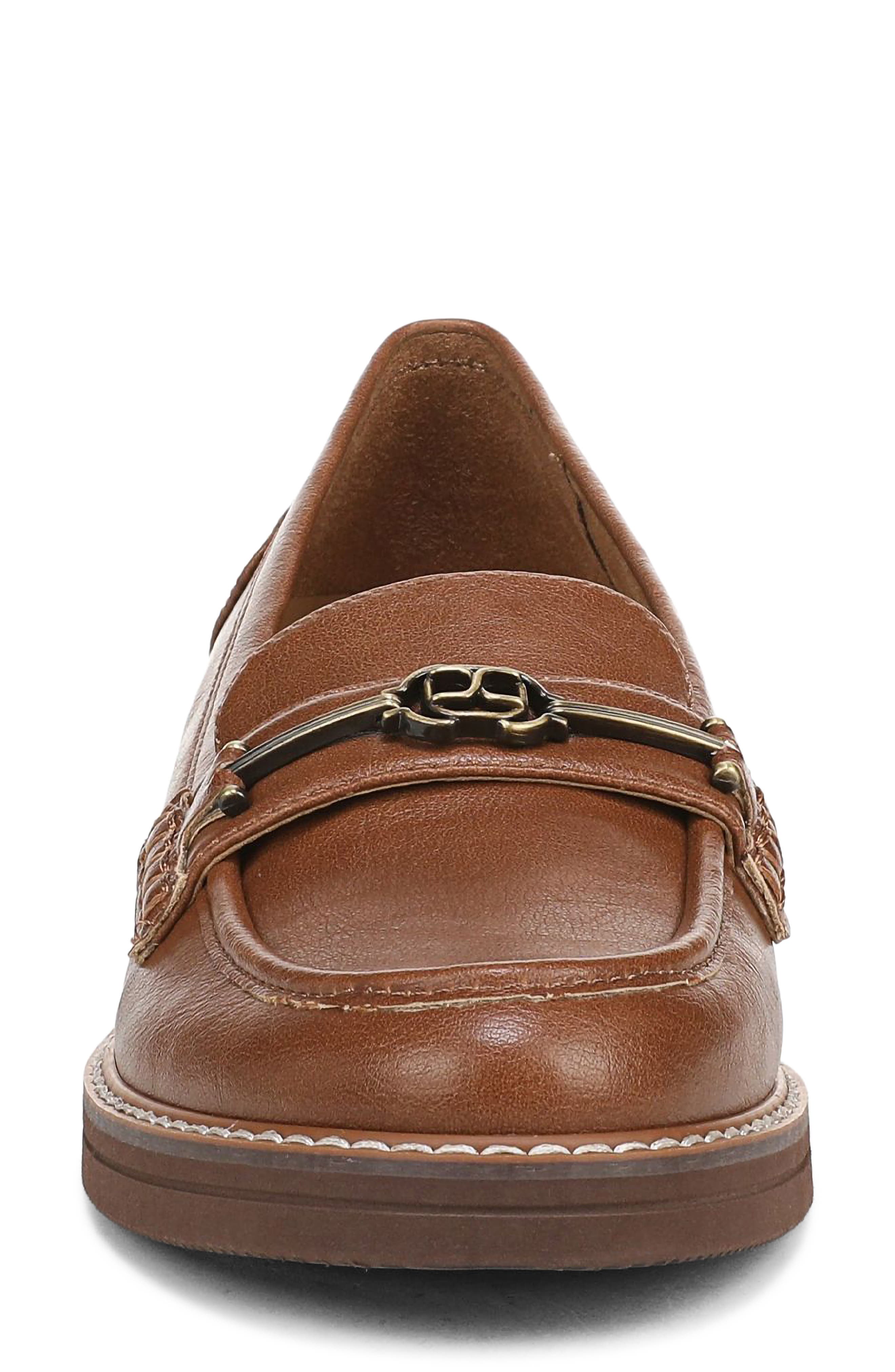 Pryce Faux Leather Loafer, Alternate, color, CHESTNUT BROWN FAUX LEATHER