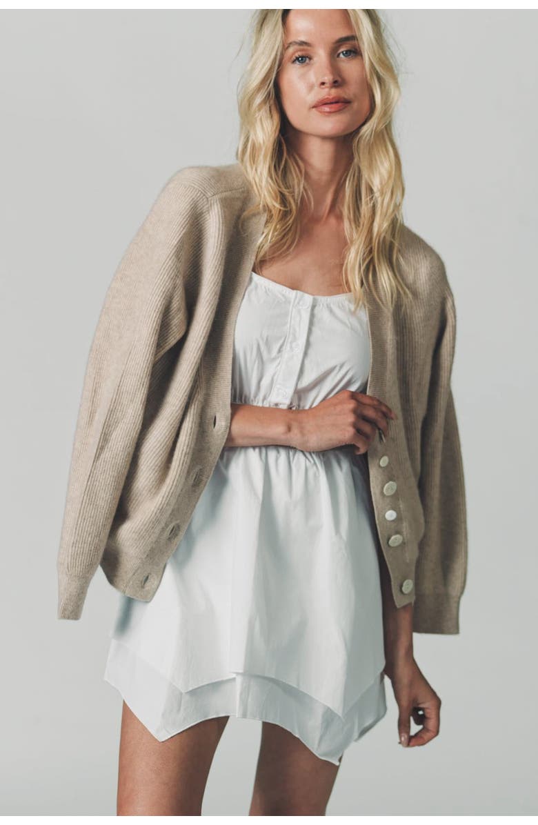 The Shirt The Stephanie Dress, Alternate, color, White