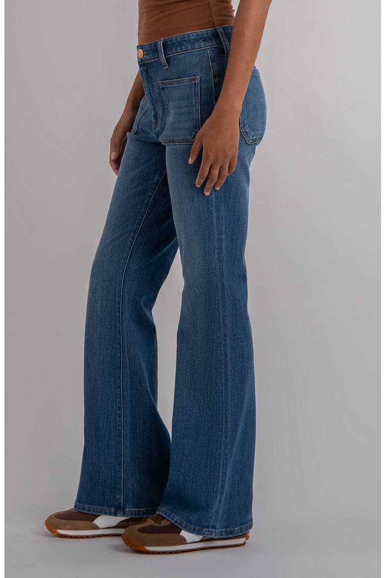 Ana High Waist Flare Jeans, Alternate, color, APPARENT