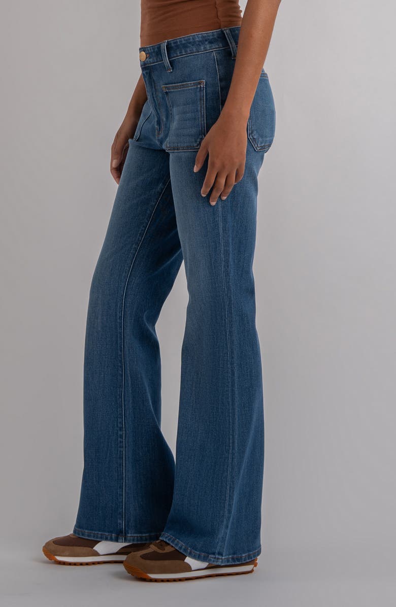 KUT from the Kloth Ana High Waist Flare Jeans, Alternate, color, Apparent