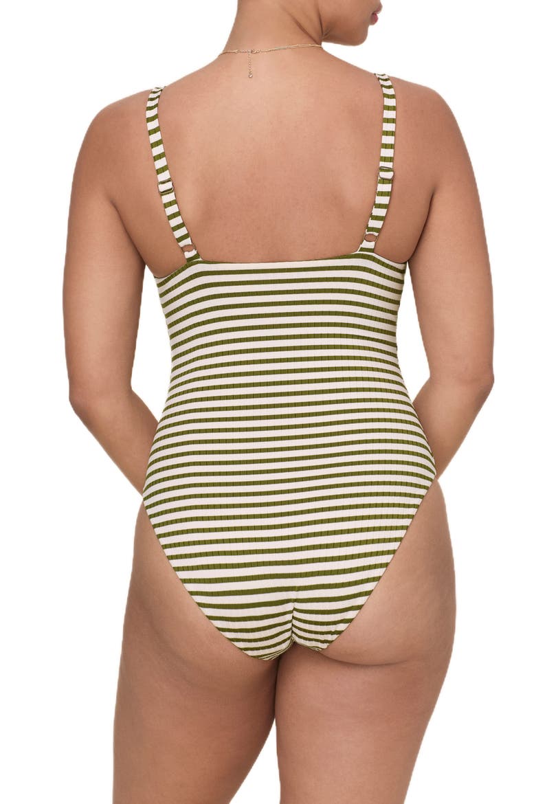 The Marco One-Piece Swimsuit, Alternate, color, IGUANA
