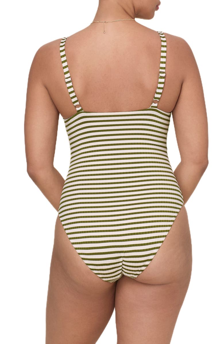 Andie The Marco One-Piece Swimsuit, Alternate, color, Iguana