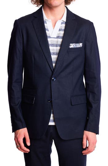 Paisley & Gray Dover Slim Fit Linen-blend Jacket