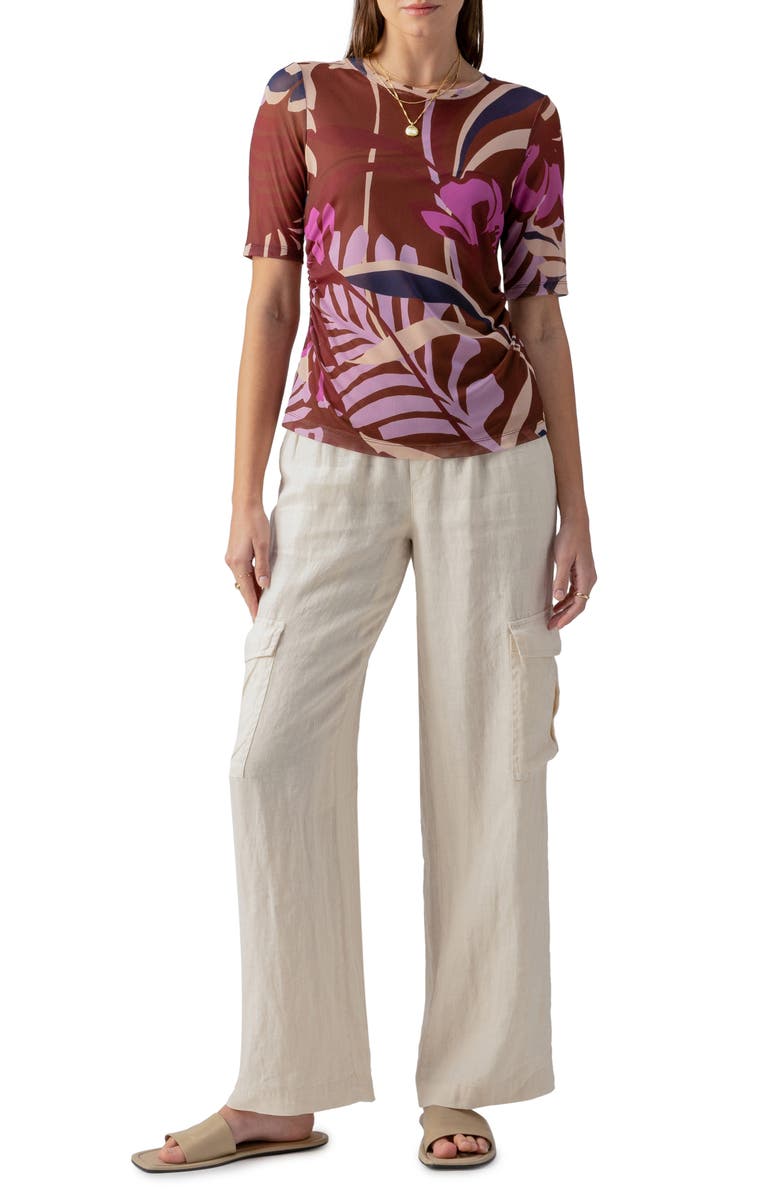 Sanctuary Perfect Mesh T-Shirt, Alternate, color, South Palm