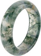 seree Seaweed  Green jade stone ring