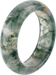 seree Seaweed  Green jade stone ring