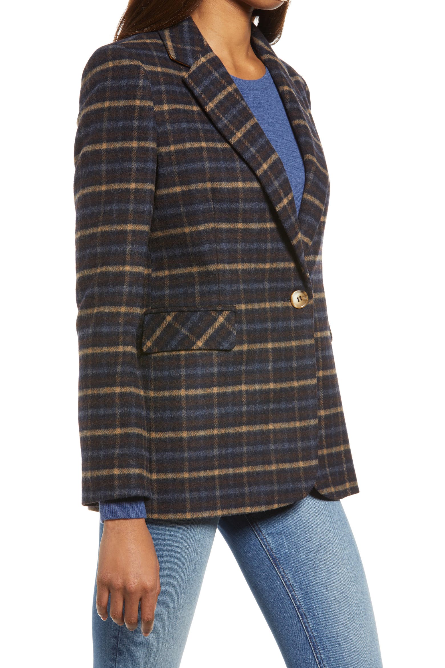 Bermarn Helene Berman Carine One-Button Blazer (Women) | Nordstromrack