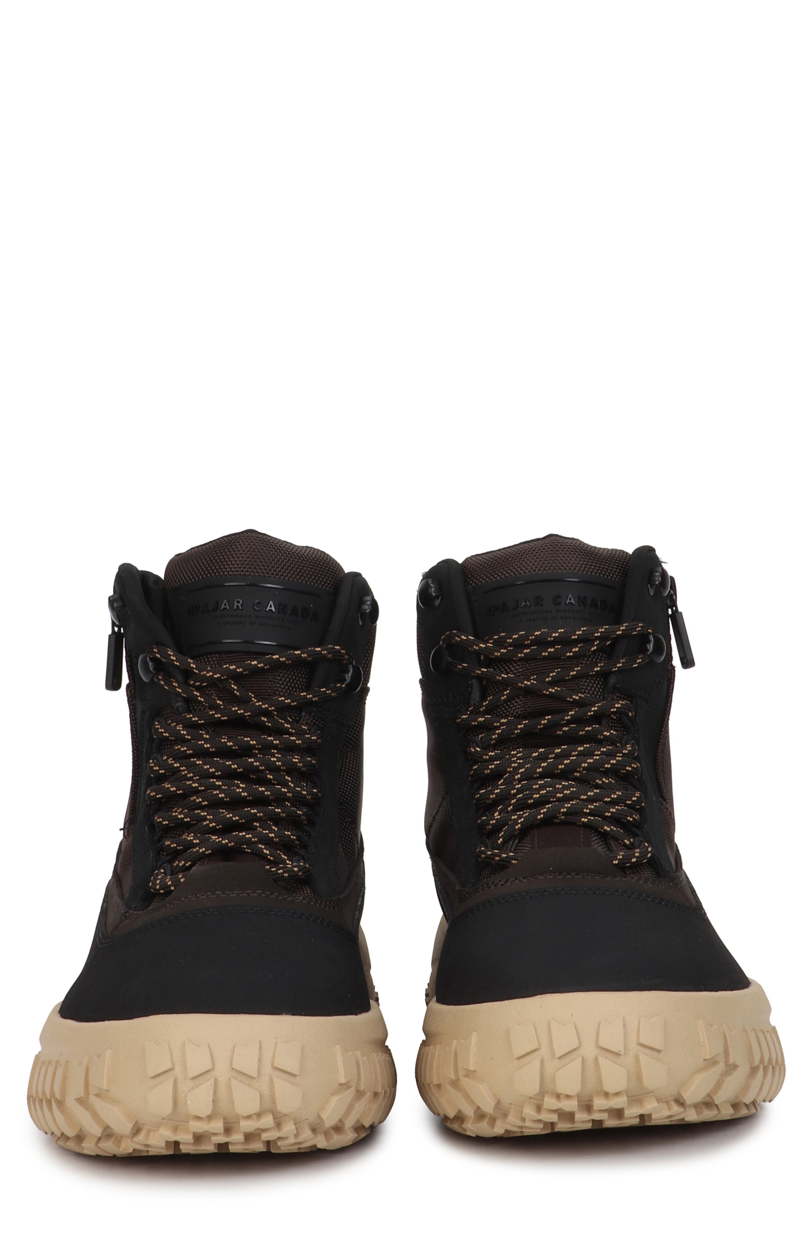 Pajar Noralp Waterproof Winter Boot, Alternate, color, Ground Coffee/ Black