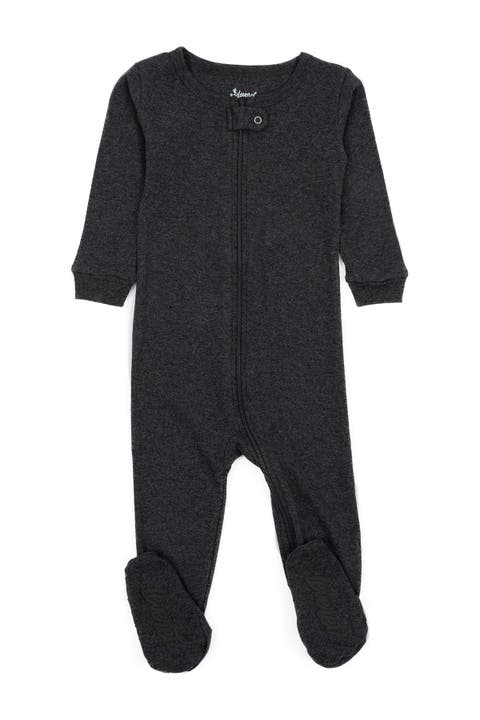 Footed Cotton Pajamas Matching Family Coordinated Solid Colors