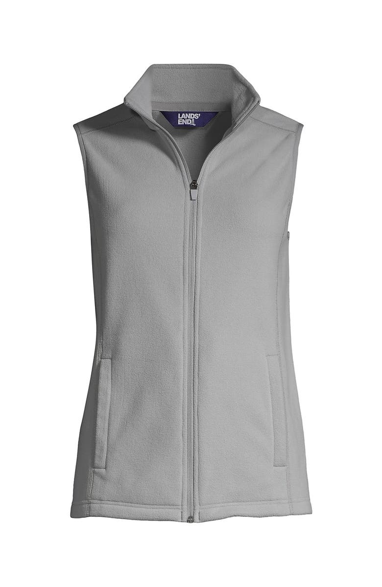Lands' End Thermacheck 100 Fleece Vest, Alternate, color, Harbor Gray