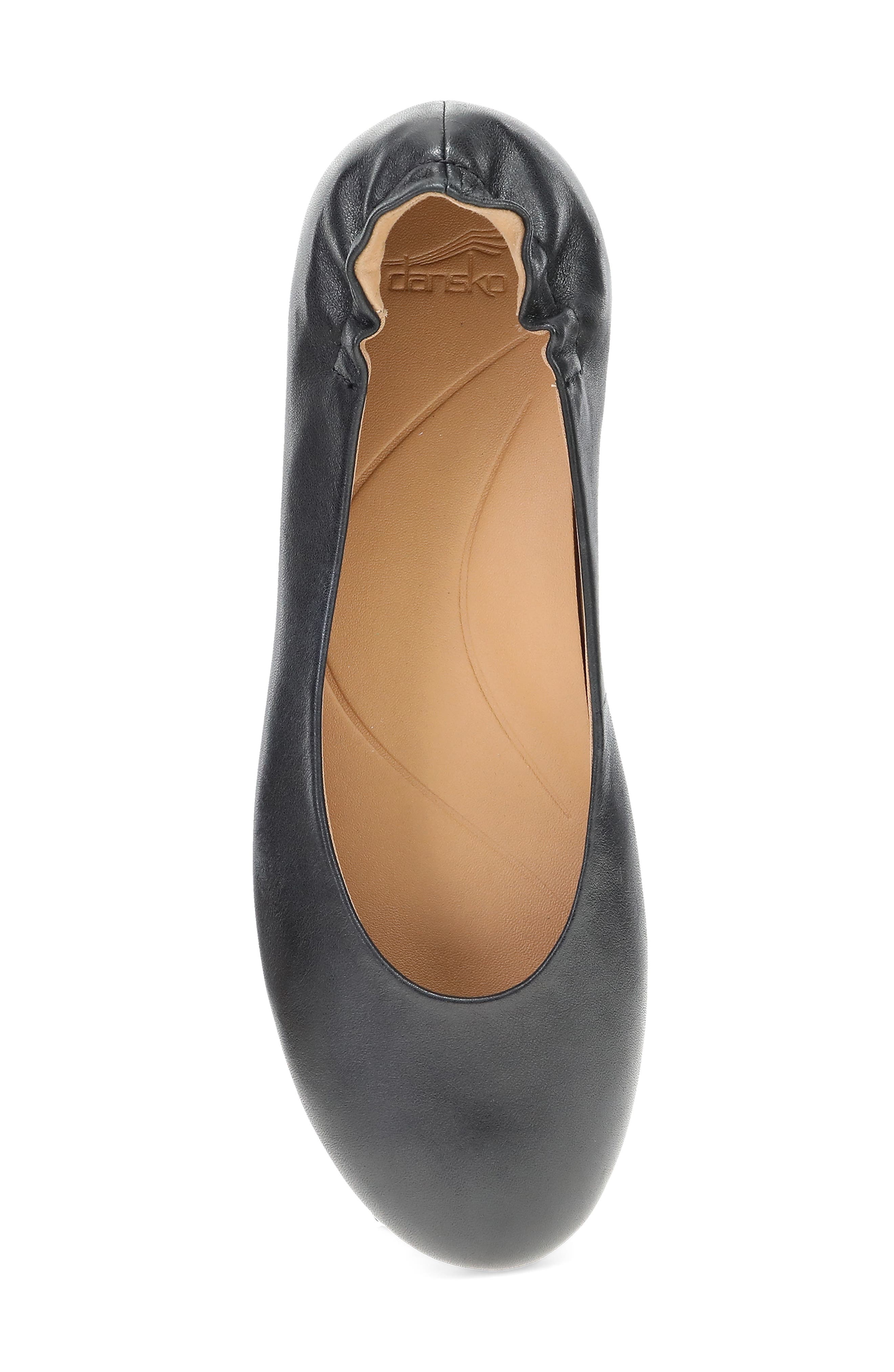 Dansko Mollie Ballet Flat, Alternate, color, Black