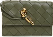 Bottega Veneta Andiamo Slip Intrecciato Leather Zip Card Case