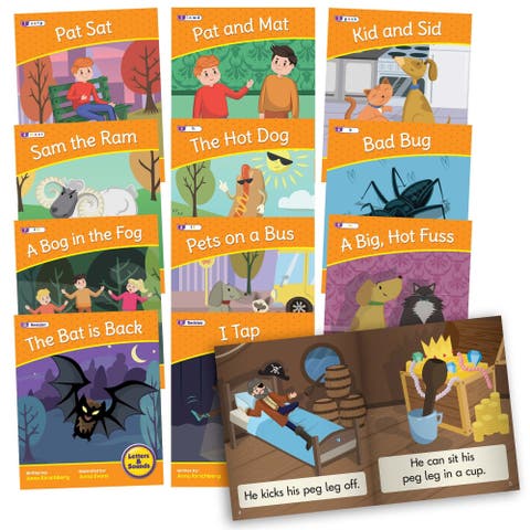 Letters & Sounds Phase 2 Set 2 Fiction Educational Learning Set