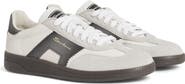 Santoni Leather and Suede DBS Oly Sneaker