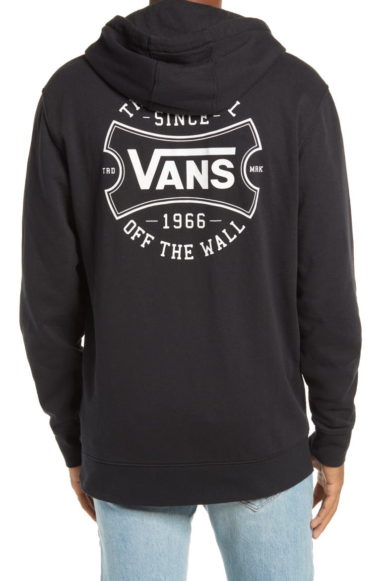 Original Men's Pullover Fleece Hoodie, Alternate, color, BLACK