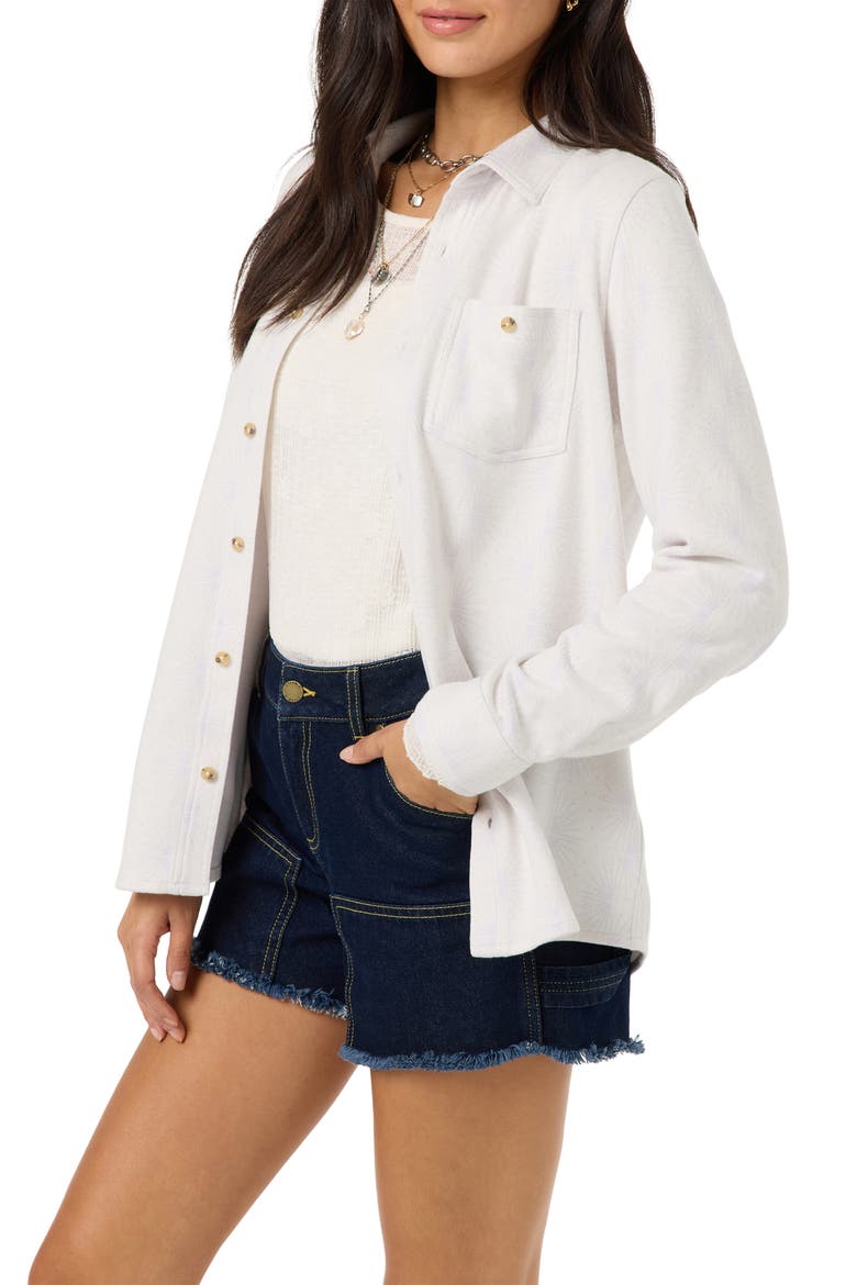Jorgina Plaid Long Sleeve Knit Top, Alternate, color, TOFU