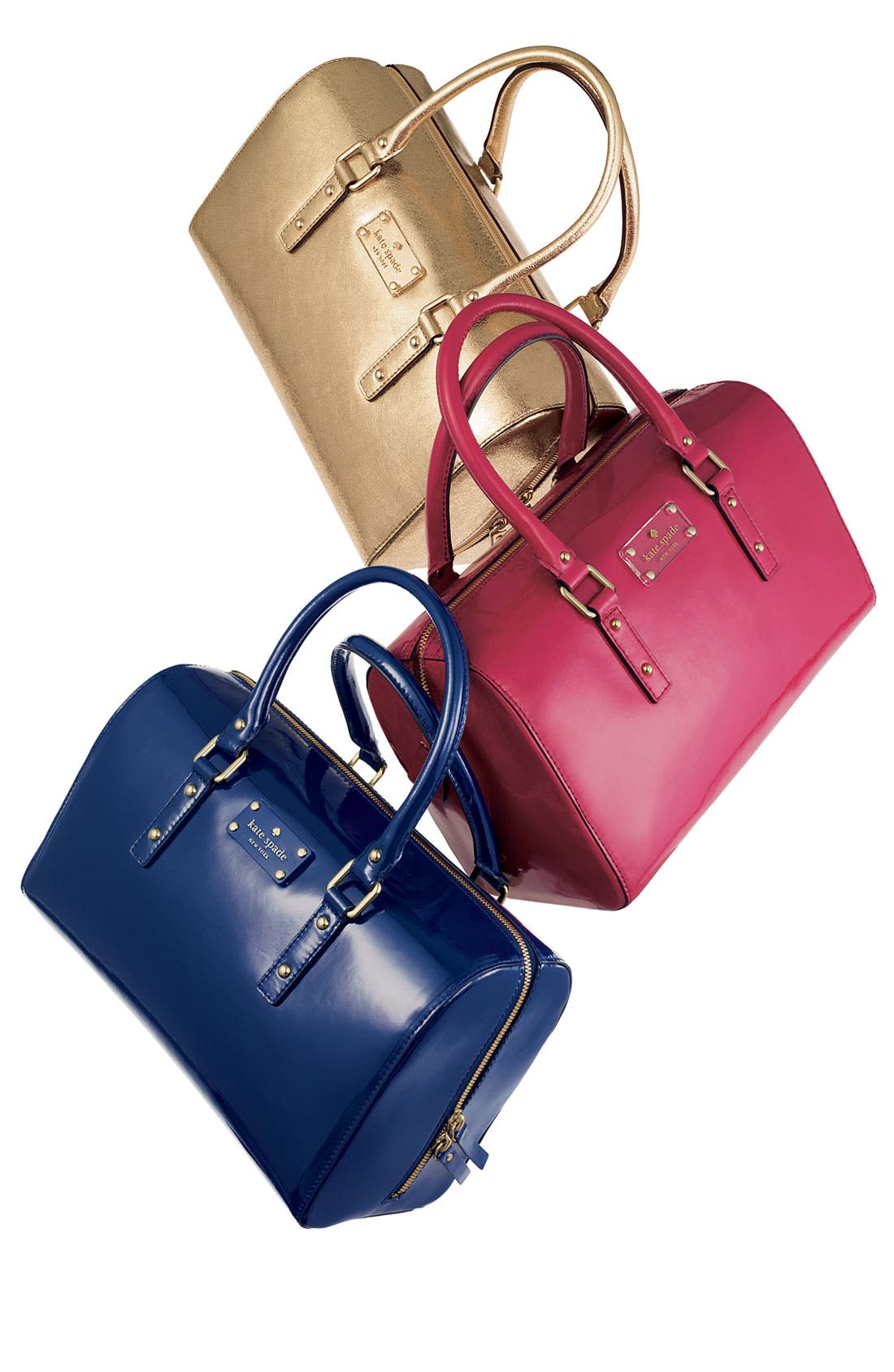 'flicker - melinda' satchel, Alternate, color, BLACK
