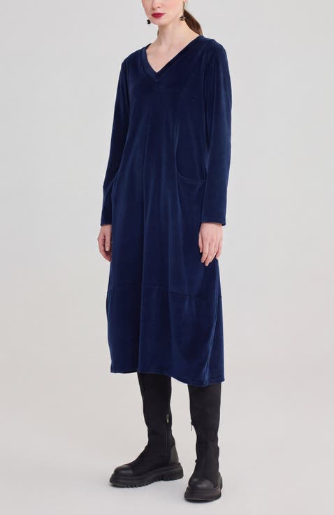 Astrid Velvet Balloon Dress