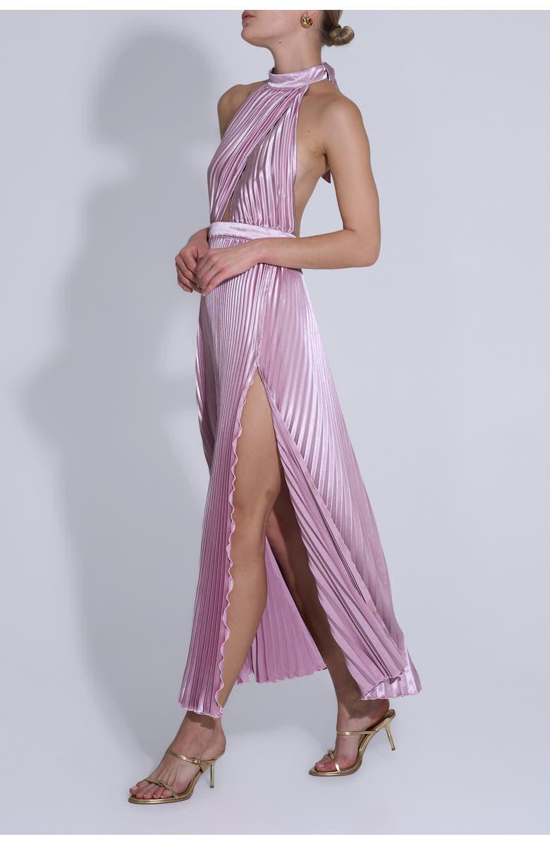 L'IDÉE WOMAN Renaissance Split Gown, Alternate, color, Light Pink