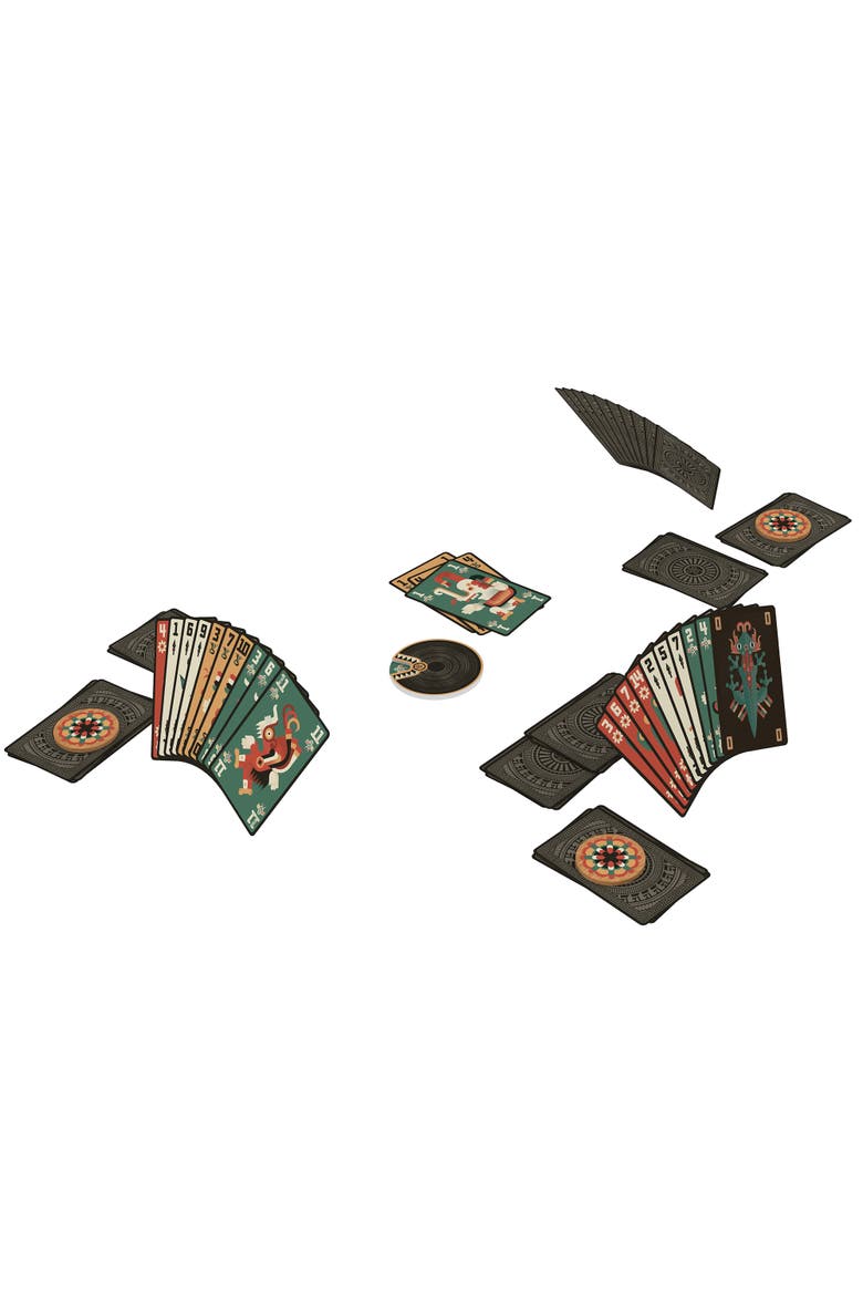 Prophecy Strategic Trick Taking Card Game,Mayan Themed Betting Game Ages 10+, Alternate, color, Multicolored