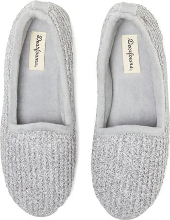 DEARFOAMS Rachel Marled Chenille Closed Back Slipper (Women