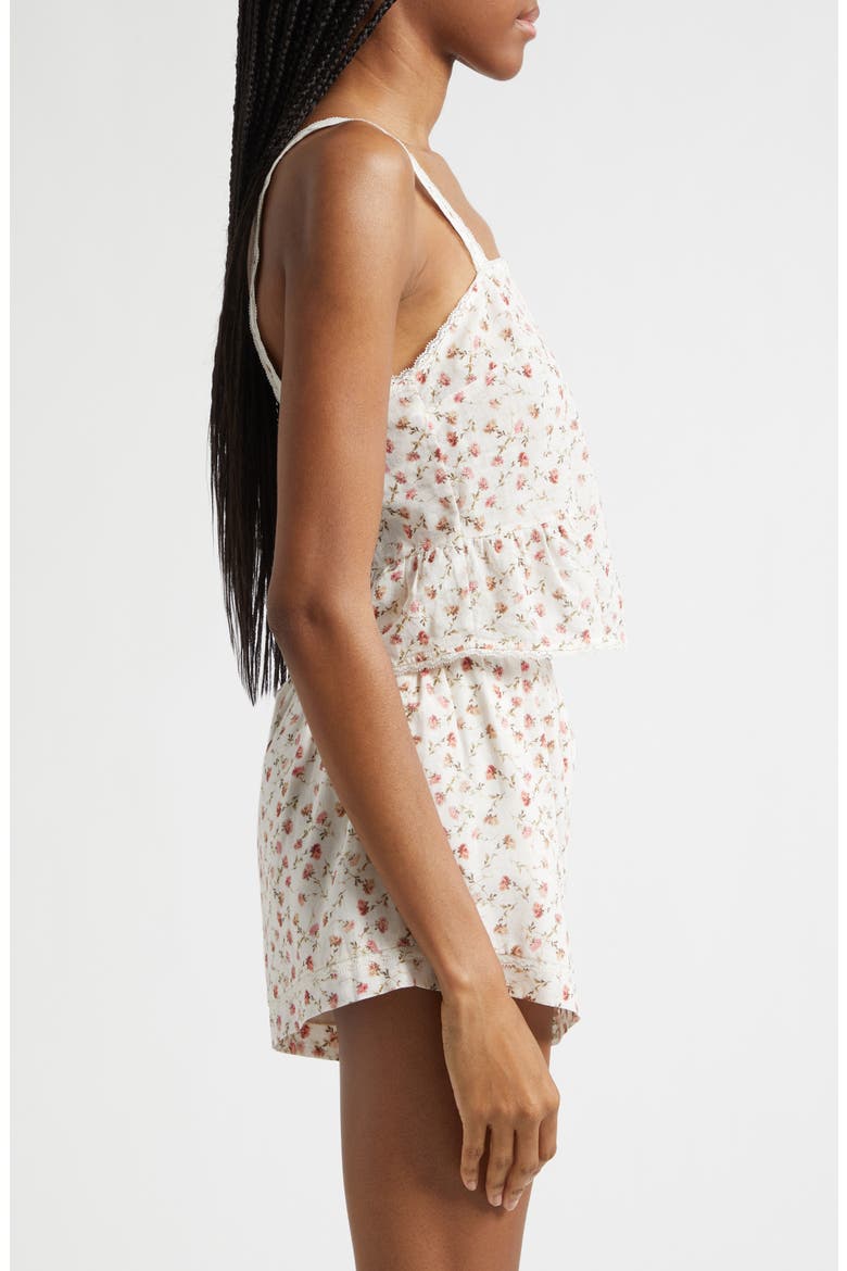 Charlotte Ditsy Floral Cotton Tank, Alternate, color, WATERCOLOUR FLORAL
