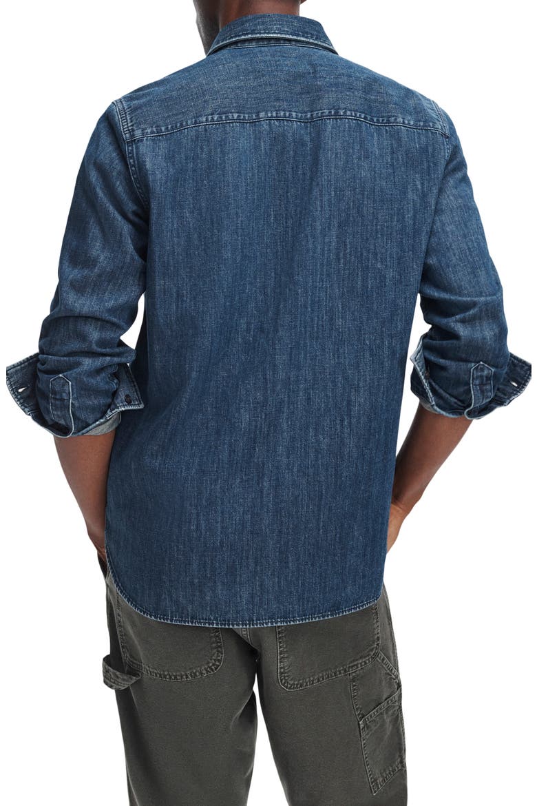 Denim CPO Shirt, Alternate, color, REID