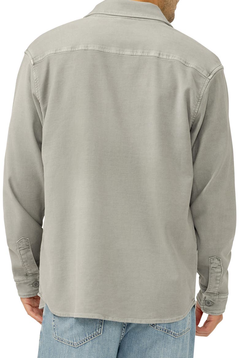 Field Cotton Blend Button-Up Shirt Jacket, Alternate, color, PEBBLE GREY
