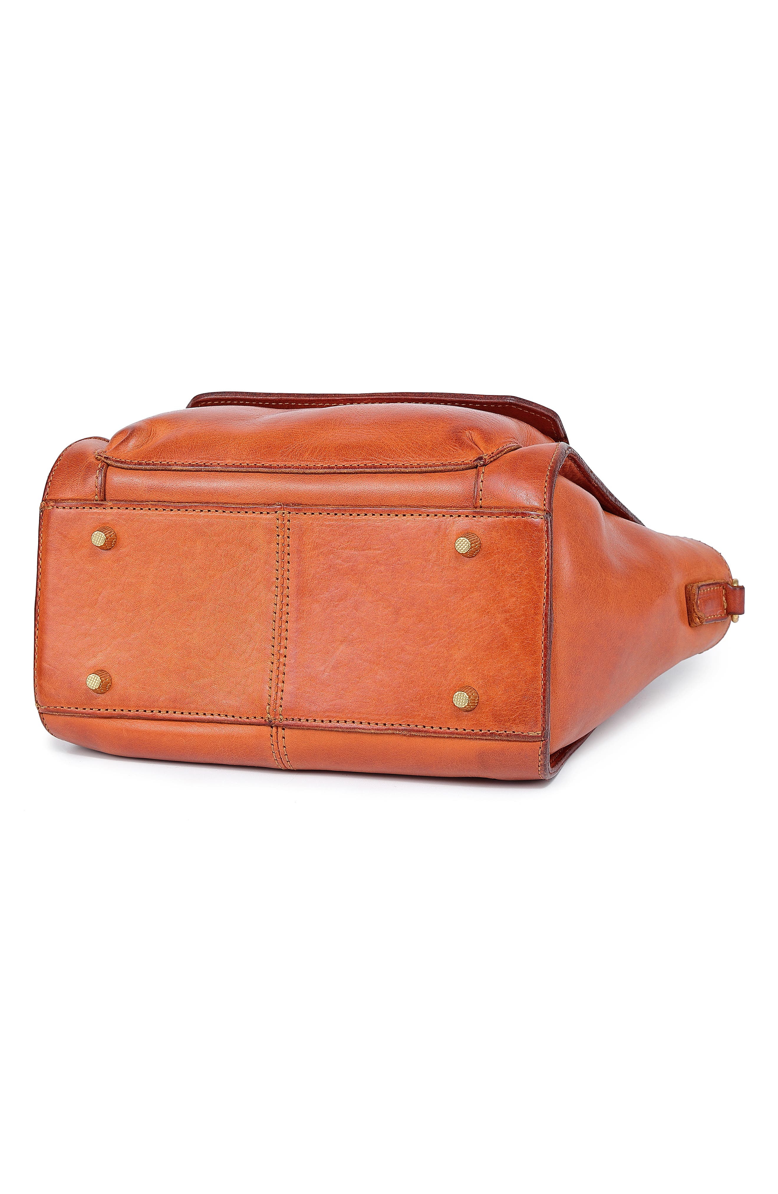 OLD TREND Pansy Mini Satchel Bag, Alternate, color, Caramel