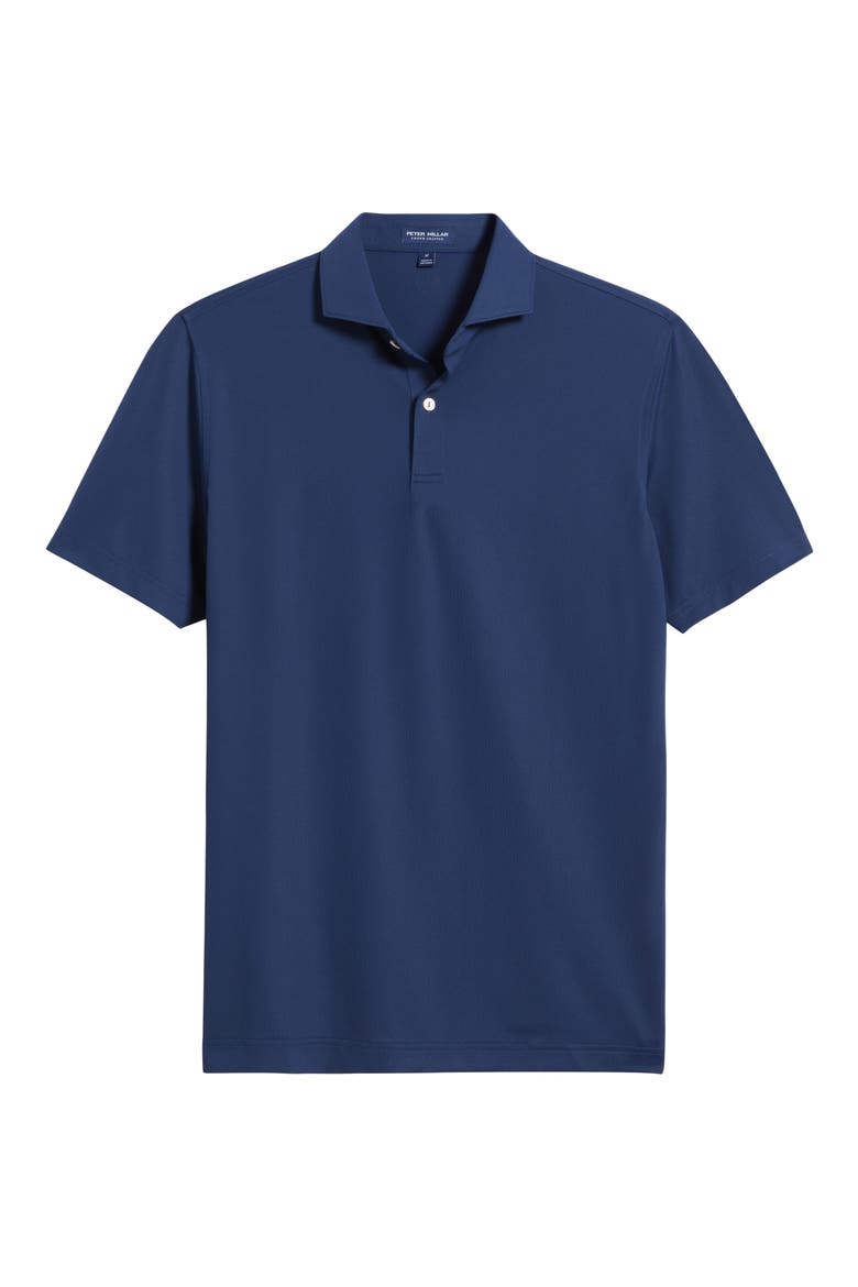 Soul Solid Performance Mesh Golf Polo, Alternate, color, NAVY