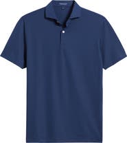 Peter Millar Soul Solid Performance Mesh Golf Polo