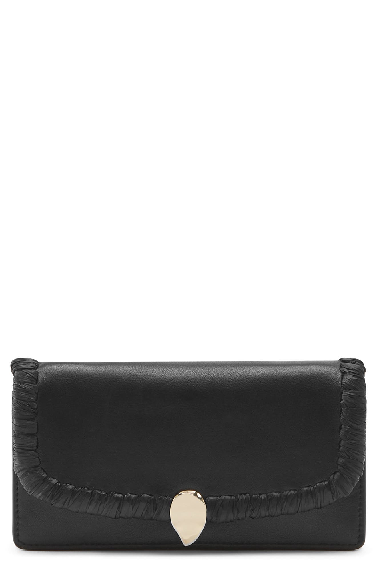 Helen Kaminski Blisse Raffia Trim Wallet