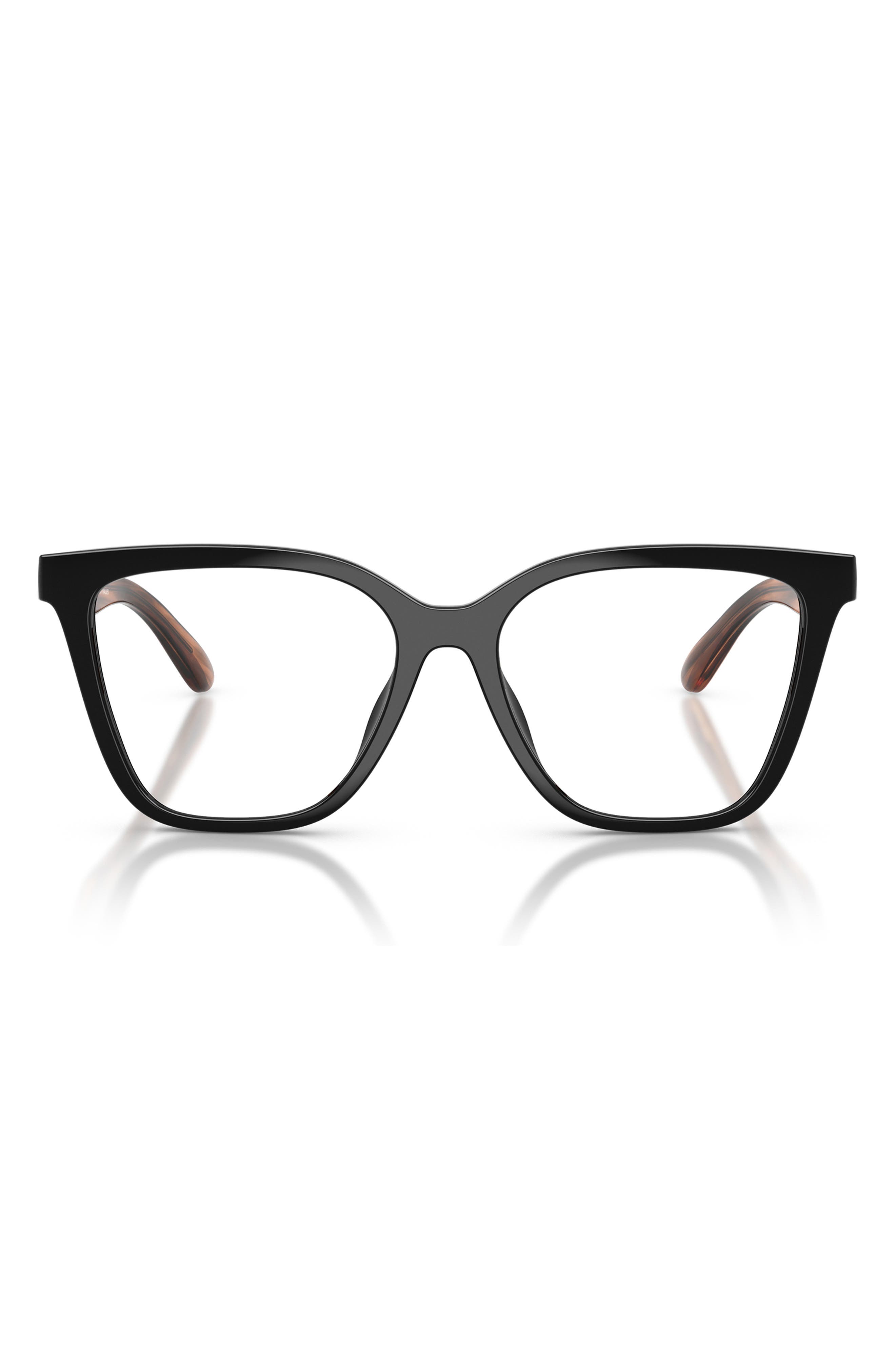 BLACK / STRIPED BROWN / CLEAR