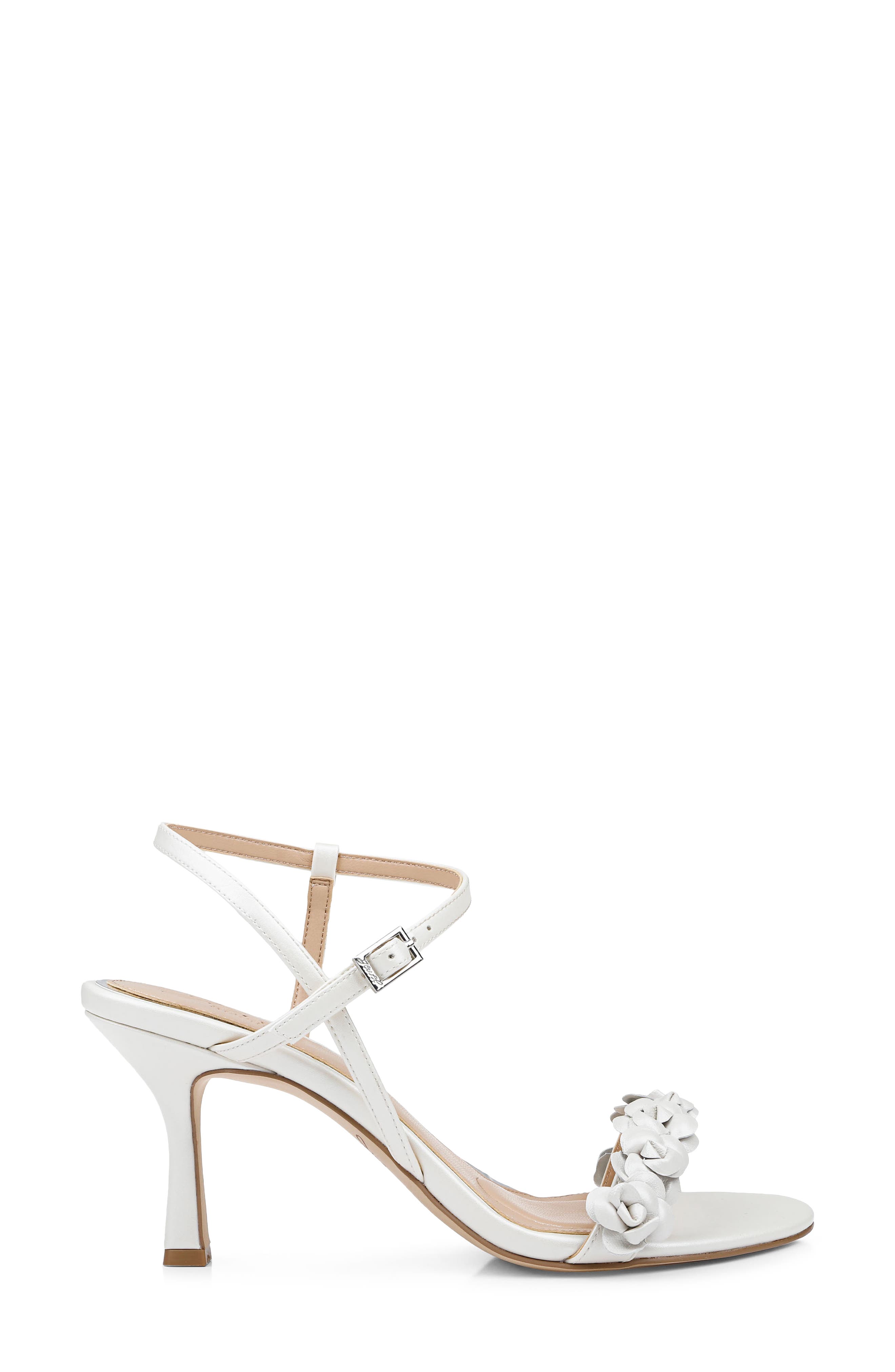 Saylor Ankle Strap Sandal, Alternate, color, WHITE METALLIC LEATHER