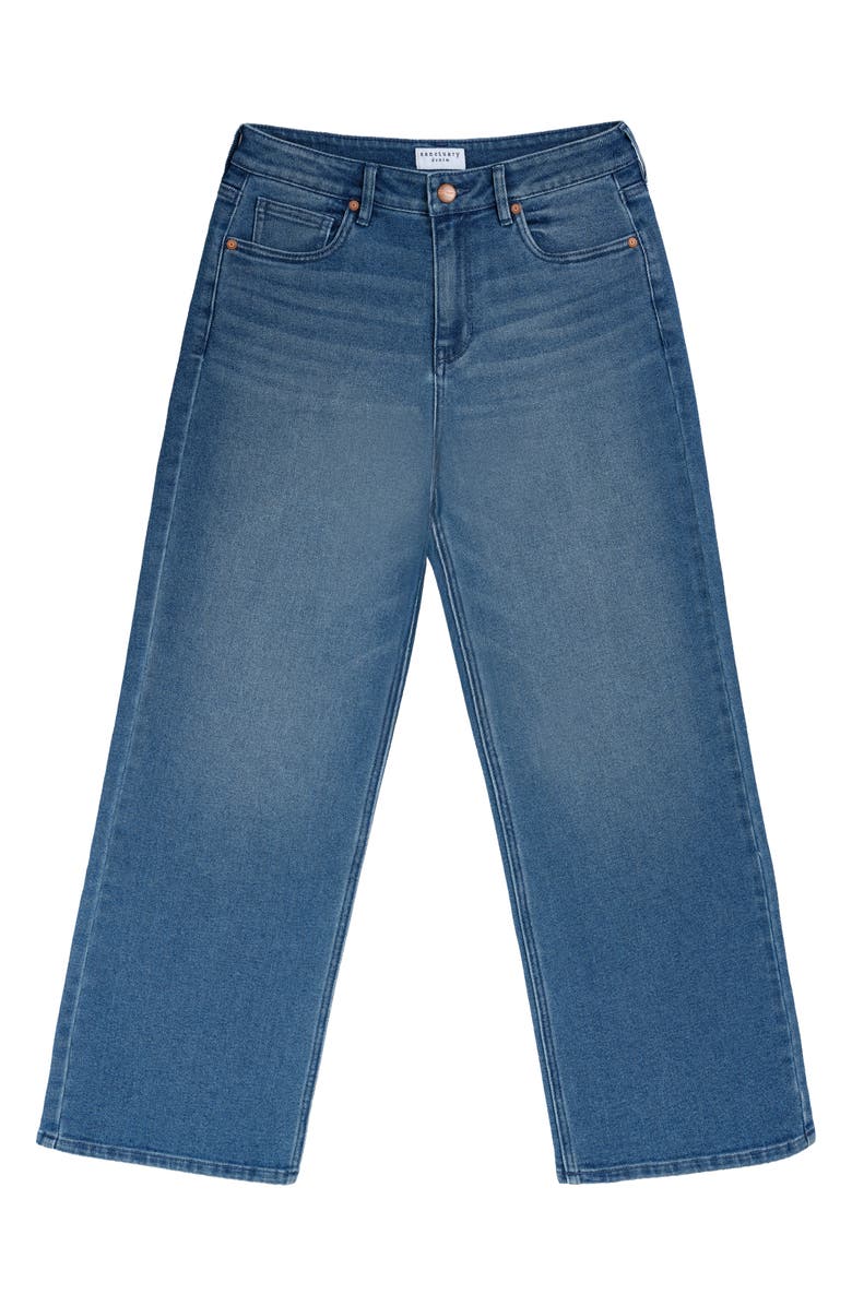 Sanctuary Denim Ekara Slim Wide Leg Jeans, Alternate, color, Medium Wash