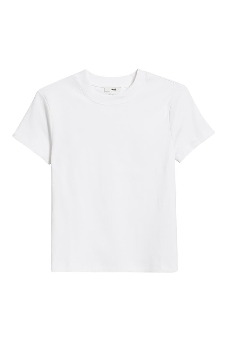 Slim Fit Stretch Cotton T-Shirt, Alternate, color, WHITE