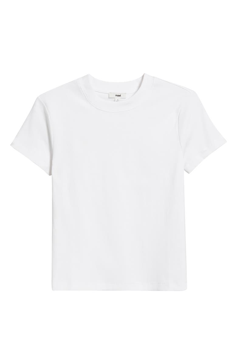 Mavi Jeans Slim Fit Stretch Cotton T-Shirt, Alternate, color, White