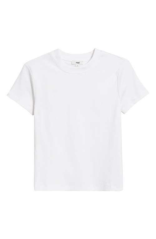 Mavi Jeans Slim Fit Stretch Cotton T-shirt In White
