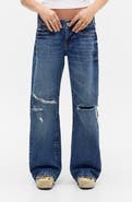 BDG Urban Outfitters Kayla Ripped Low Rise Wide Leg Jeans