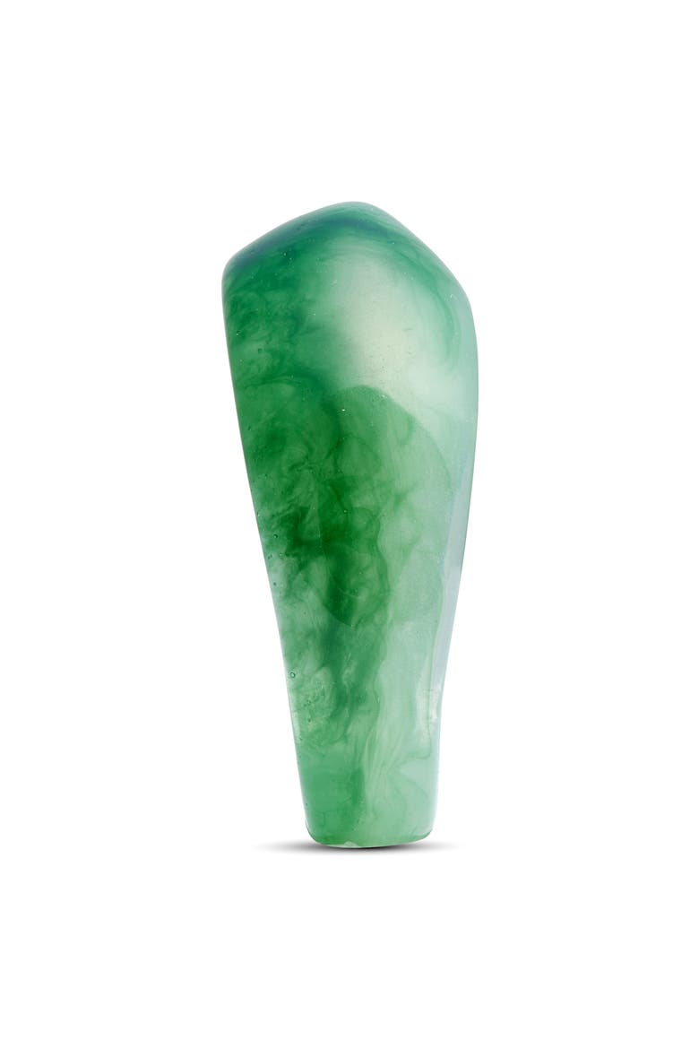 Spirulina Resin Ring, Alternate, color, GREEN