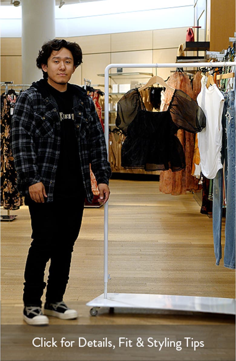 Organza Peplum Top, sales video thumbnail