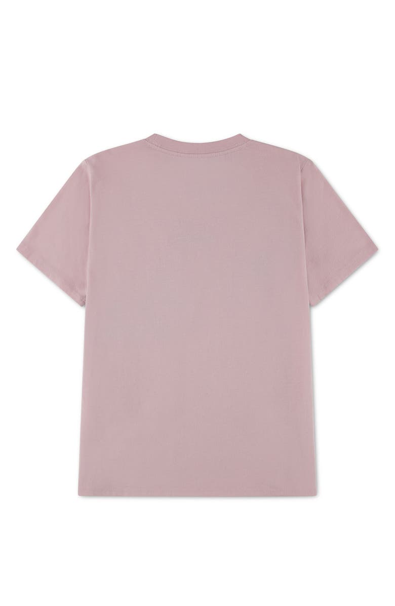 abercrombie kids Kids' Americat Graphic Cotton Blend T-Shirt, Alternate, color, Chalk Pink